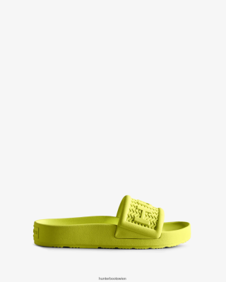 Hunter Boots Österreich - Hunter Blütenrutschen Frauen F6V84F238 pikantes Gelb