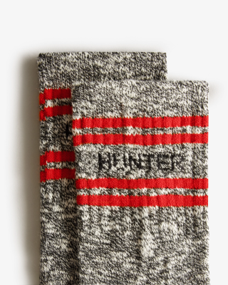 Hunter Boots Österreich - Hunter Chelsea-Stiefelsocken mit College-Mouline-Logo und Logo Frauen F6V84F391 Schwarz