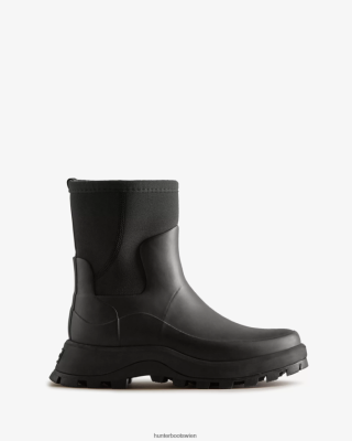Hunter Boots Österreich - Hunter City Explorer kurze Neoprenstiefel Frauen F6V84F1 Schwarz