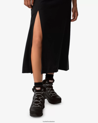 Hunter Boots Österreich - Hunter Isolierte Explorer-Kommandostiefel aus Leder mit Schnürung Frauen F6V84F298 Schwarz