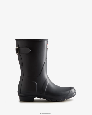 Hunter Boots Österreich - Hunter Kurze, hinten verstellbare Regenstiefel Frauen F6V84F124 Schiefergrau