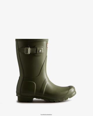 Hunter Boots Österreich - Hunter Original kurze Regenstiefel Frauen F6V84F76 Olivenblatt