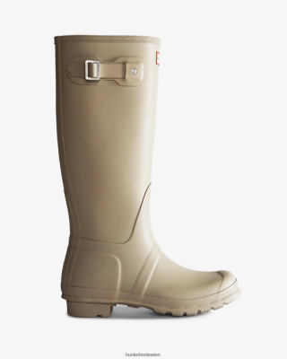 Hunter Boots Österreich - Hunter Originale hohe Regenstiefel Frauen F6V84F61 Stein abschöpfen