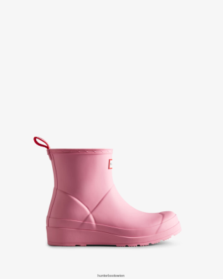 Hunter Boots Österreich - Hunter Spielen Sie kurze Gummistiefel Frauen F6V84F34 rosa Sprudel