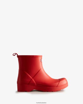 Hunter Boots Österreich - Hunter Spielen Sie kurze Gummistiefel Männer F6V84F526 Logo rot