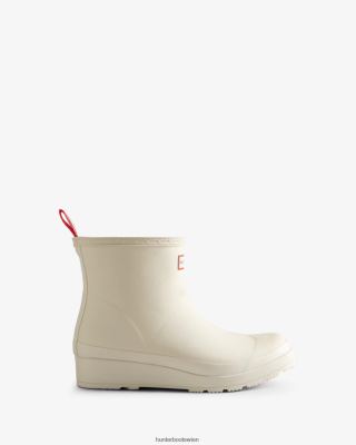 Hunter Boots Österreich - Hunter Spielen Sie kurze Regenstiefel mit veganer Shearling-Isolierung Frauen F6V84F220 weiße Weide