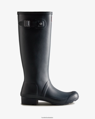 Hunter Boots Österreich - Hunter Tour faltbare hohe Regenstiefel Frauen F6V84F229 Marine