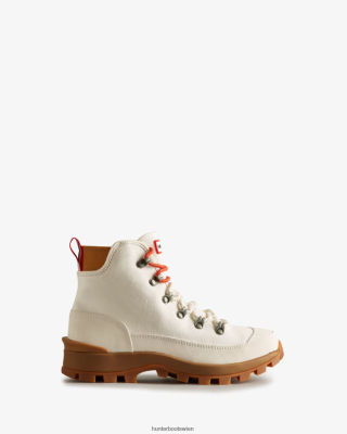 Hunter Boots Österreich - Hunter Wüstenkommandostiefel aus Segeltuch Frauen F6V84F118 natürlich