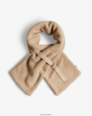 Hunter Boots Österreich - Hunter Wanderer-Schal zum Durchziehen aus veganem Lammfell Männer F6V84F496 weiße Weide