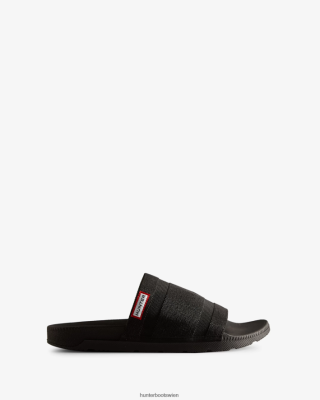 Hunter Boots Österreich - Hunter elastische Rutschen Frauen F6V84F106 Schwarz