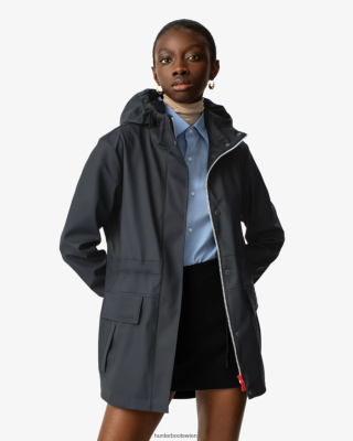 Hunter Boots Österreich - Hunter leichte wasserdichte Regenjacke Frauen F6V84F337 Marine