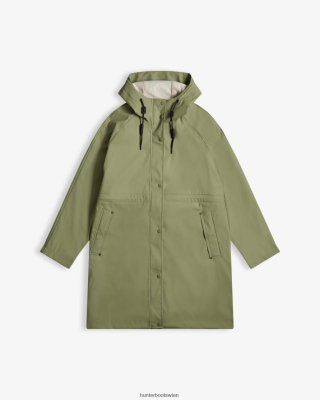 Hunter Boots Österreich - Hunter leichter wasserdichter Parka Frauen F6V84F334 Flechtengrün
