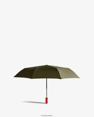 Hunter Stiefel Gefüttert - Hunter Automatik-Kompaktschirm Männer F6V84F453 dunkles Oliv