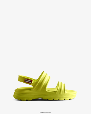 Hunter Stiefel Gefüttert - Hunter Bloom-Sandale Frauen F6V84F243 pikantes Gelb