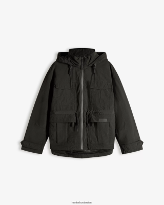 Hunter Stiefel Gefüttert - Hunter Explorer-Jacke aus recyceltem Nylon Frauen F6V84F354 Schwarz