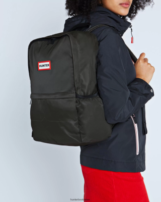 Hunter Stiefel Gefüttert - Hunter Großer Rucksack aus Nylon Männer F6V84F435 dunkles Oliv