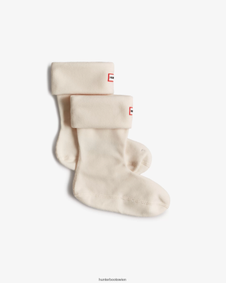 Hunter Stiefel Gefüttert - Hunter Kurze Stiefelsocken mit Bündchen aus recyceltem Fleece Männer F6V84F399 Weiß