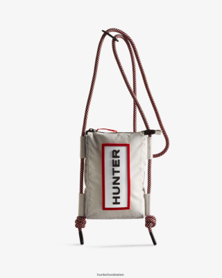 Hunter Stiefel Gefüttert - Hunter Reise-Ripstop-Handytasche aus recyceltem Nylon Männer F6V84F378 weiß/rotes Box-Logo