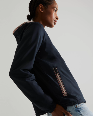 Hunter Stiefel Gefüttert - Hunter recycelte, leichte, packbare Jacke Frauen F6V84F357 Marine