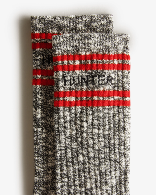 Hunter Stiefel Wien - Hunter Kurze College-Mouline-Socken mit Logo Frauen F6V84F389 Schwarz