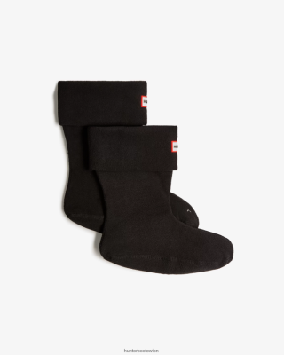 Hunter Stiefel Wien - Hunter Kurze Stiefelsocken mit Bündchen aus recyceltem Fleece Männer F6V84F398 Schwarz