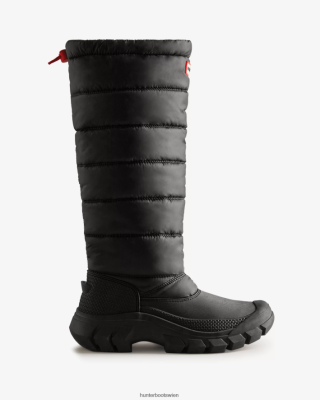 Hunter Stiefel Wien - Hunter Unerschrockene, isolierte, hohe Schneestiefel Frauen F6V84F122 Schwarz