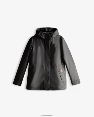 Hunter Stiefel Wien - Hunter leichte wasserdichte Jacke Frauen F6V84F335 Schwarz