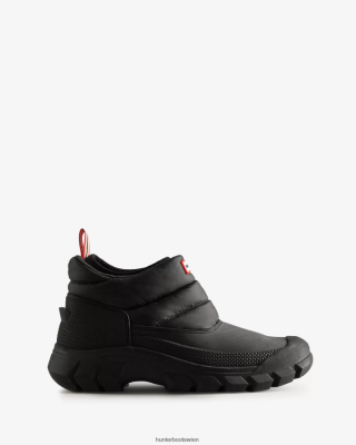 Hunter Stiefel Wien - Hunter unerschrockene, isolierte Knöchel-Schneestiefel Männer F6V84F533 Schwarz
