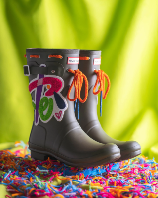 Hunter Stiefel Wien -Hunter x Sam Lao Original kurzer Regenstiefel Männer F6V84F539